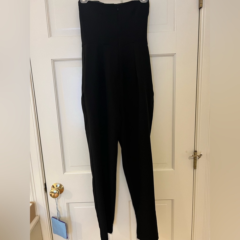 Express Strapless, Thin-Legged Jumpsuit - Picture 2 of 4